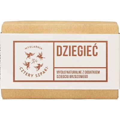 CZTERY SZPAKI - Dziegciowe Mydło dla osób z problemami skórnymi, 110g