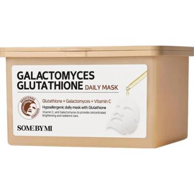 SOME BY MI - Galactomyces Glutathione Daily Mask, 30szt - rozświetlające maseczki do twarzy