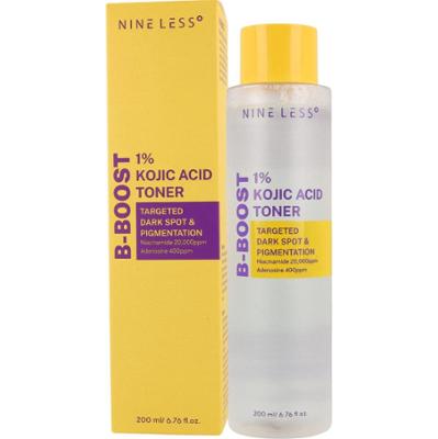 Nine Less - B-Boost 1% Kojic Acid Toner, 200ml - rozjaśniający tonik do twarzy