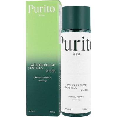 PURITO SEOUL - Wonder Releaf Centella Toner, 200ml - kojący toner z wąkrotą azjatycką