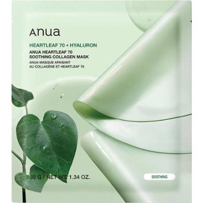 ANUA - Heartleaf 70 Soothing Collagen Mask, 38g - kojąca maska żelowa w płachcie