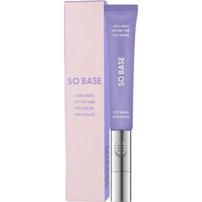 SO BASE - Collagen Lifting Vibe Eye Cream with Device, 15ml - liftingujący krem pod oczy z aplikatorem wibrującym