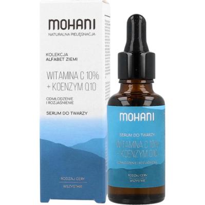 MOHANI - Odmładzająco-rozjaśniające serum do twarzy z wit. C 10% i koenzymem Q10, 30ml