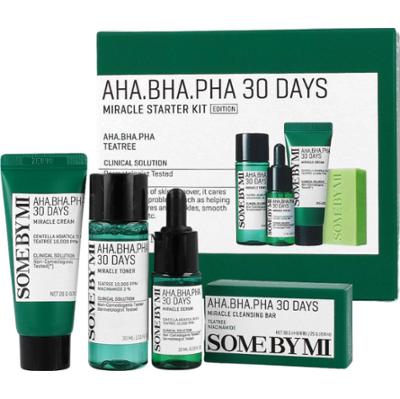 SOME BY MI - AHA.BHA.PHA 30 Days Miracle Starter Kit - zestaw miniaturek do cery trądzikowej