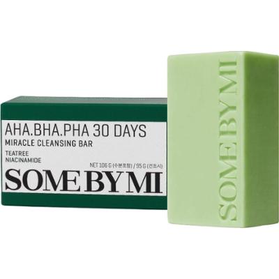 SOME BY MI - AHA BHA PHA 30 Days Miracle Cleansing Bar, 95g - przeciwtrądzikowe mydło do mycia twarzy