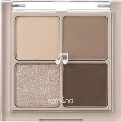 rom&nd - Better Than Eyes Music Series M02. Dry BuckWheat flower, 7 g - paleta 4 cieni do makijażu w odcieniach brązu