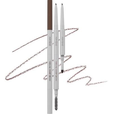 rom&nd - Han All Sharp Brow W2.Mild Woody, 0.24g - kredka do brwi z cieniem w kolorze ciepłego mlecznego brązu
