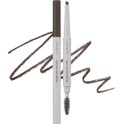 rom&nd - Han All Flat Brow C2 Grace Taupe, 0.17g - kredka do brwi w kolorze chłodnym szaro-beżowym