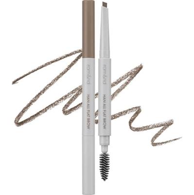 rom&nd - Han All Flat Brow C3 Modern Beige, 0.17g - kredka do brwi w kolorze chłodnego popielatego beżu
