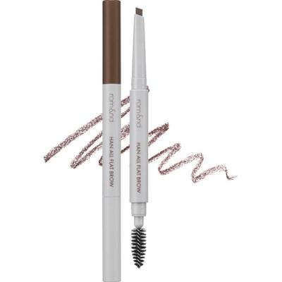 rom&nd - Han All Flat Brow W2 Mild Woody, 0.17g - kredka do brwi w kolorze ciepłego mlecznego brązu