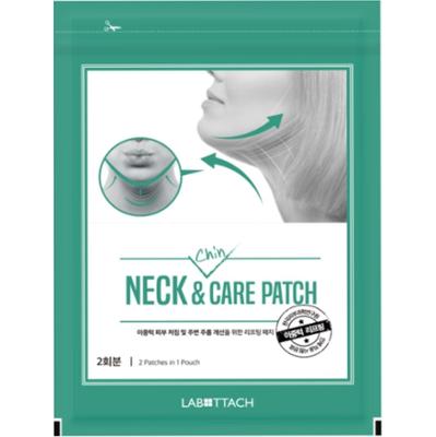 Wooshin Labottach - Neck & chin care patch, 2szt - plaster do pielęgnacji szyi i podbródka