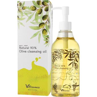 Elizavecca - Natural 90% Olive Cleansing Oil, 300ml - roślinny olejek do oczyszczania twarzy