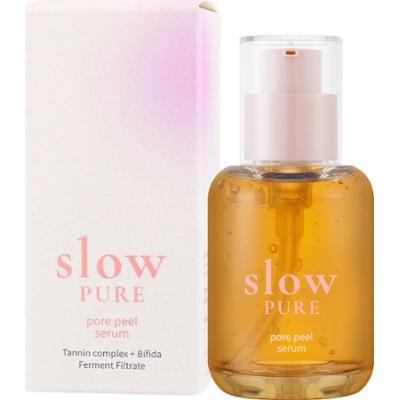 Slowpure - Pore Peel Serum, 50ml - wygładzające serum złuszczające do skóry z rozszerzonymi porami