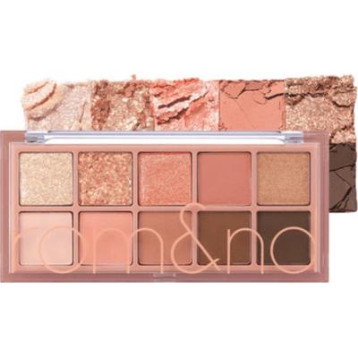 rom&nd - Better Than Palette 01 Pampas Garden, 7.5g - paleta 10 cieni do powiek w odcieniach beżu i brzoskwini
