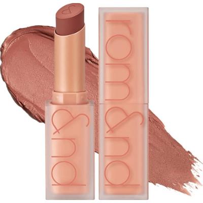 rom&nd - Zero Matte Lipstick 21 Smoked Beige, 3g - matowa pomadka do ust w odcieniu beżowym