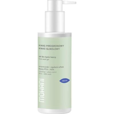 MOHANI - Żel do mycia twarzy z kwasem pirogronowym i glikolowym, 150ml