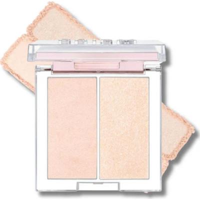 CLIO - Prism Highlighter Duo #01 Cream Fizz, 5.6g - duo rozświetlaczy w ciepłych odcieniach