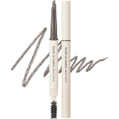 CLIO - Sharp So Simple Brow Pencil #01 Taupe Gray, 0.18g - kredka do brwi w odcieniu neutralnego brązu