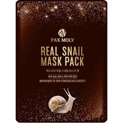 PAX MOLY - Nawilżająco-ujędrniająca maska w płachcie z filtratem ze śluzu ślimaka, 25ml