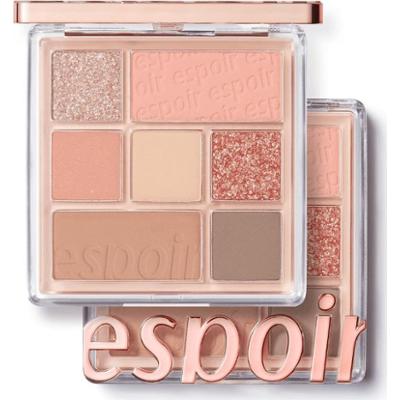 Espoir - Real Eye Palette #05 Apricot Me, 10 g - paleta 7 cieni do powiek w odcieniach morelowych