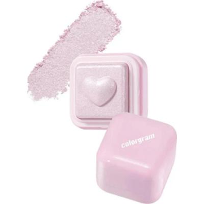 Colorgram - Milk Bling Heartlighter #02 Pink Heart, 2.2g - rozświetlacz serduszko różowy