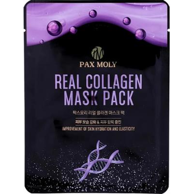 PAX MOLY - Real Collagen Mask Pack, 25 ml - maska do twarzy w płachcie z kolagenem