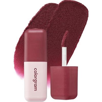 Colorgram - Nude Blur Tint #12 Bloody Plum, 5g - satynowy tint do ust w odcieniu śliwkowym