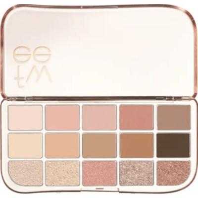 FWEE - More mood eyeshadow palette 01 MORE THAN NUDE, 12g - paleta 15 cieni do powiek w odcieniach nude