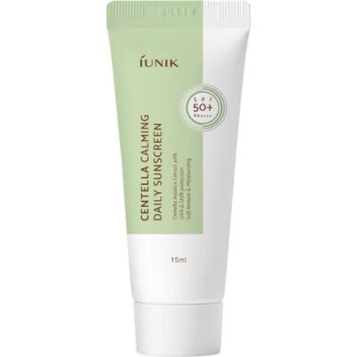 iUNIK - Centella Calming Daily Sunscreen SPF50+ PA++++, 15 ml - krem z filtrem
