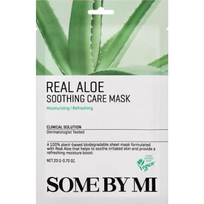 SOME BY MI - Real Aloe Soothing Care Mask, 20 g - kojąca maseczka do twarzy w płachcie z aloesem