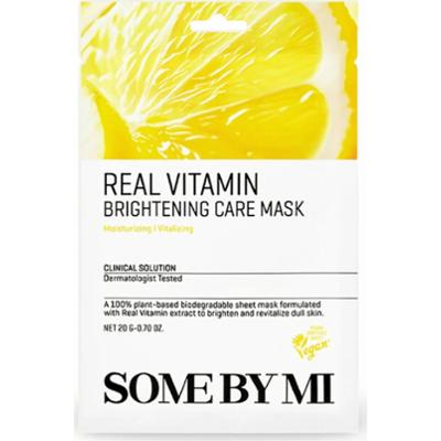 SOME BY MI - Real Vitamin Brightening Care Mask, 20 g - rozjaśniająca maseczka do twarzy w płachcie