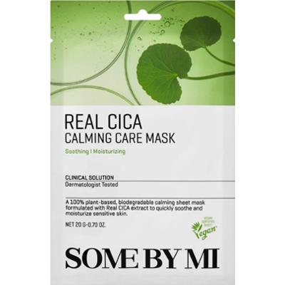 SOME BY MI - Real Cica Calming Care Mask, 20 g - kojąca maseczka do twarzy w płachcie