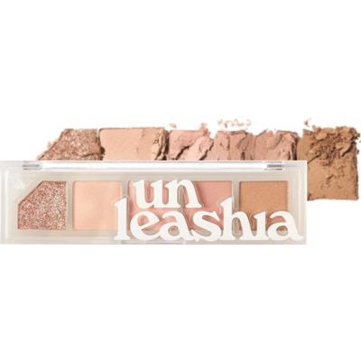 UNLEASHIA - Mood Shower Face Palette No.2 Rose Shower, 4g - paleta 5 cieni do powiek w odcieniach różu i beżu