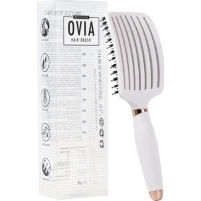 SISTER YOUNG - OVIA NUDE BV - Szczotka do Włosów z Naturalnego Włosia Dzika z Wentylacją, Nude