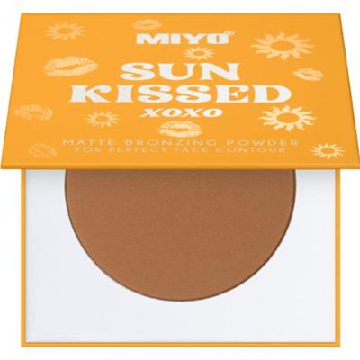 MIYO - Sun Kissed Matt Bronzing Powder Sun 01 Warm Bronze, 10g - ciepły bronzer do twarzy