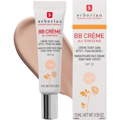 ERBORIAN - BB Creme au Ginseng SPF 20 Clair, 15ml - jasny neutralno-chłodny krem BB z żeń-szeniem