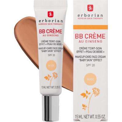 ERBORIAN - BB Creme au Ginseng SPF 20 Nude, 15ml - beżowy neutralny krem BB z żeń-szeniem