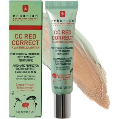ERBORIAN - CC Red Correct Creme SPF 25, 15ml - beżowy krem przeciw zaczerwienieniom