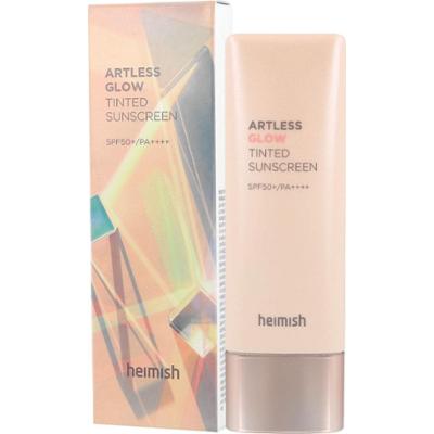 HEIMISH - Artless Glow Tinted Sunscreen Shine Beige SPF50+ PA++++, 40ml - tonizujący krem ochronny z filtrem SPF 50+