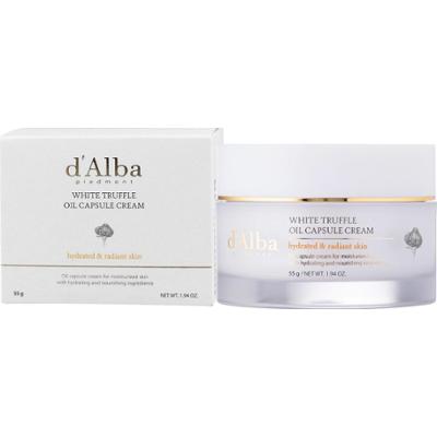 d'Alba - White Truffle Oil Capsule Cream, 55g - krem do twarzy z białą truflą