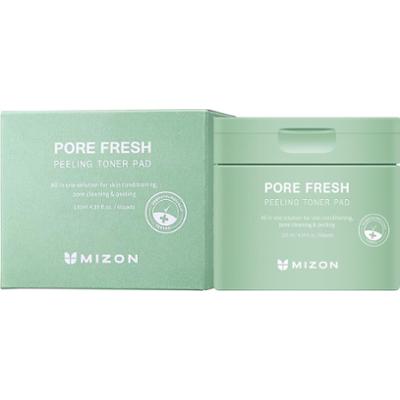 MIZON - Pore Fresh Peeling Toner Pad, 60 szt - wielozadaniowe płatki tonizujące do twarzy