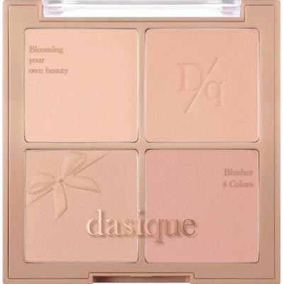 Dasique - Blending Mood Cheek #10 Muted Nuts, 12 g - paleta róży do policzków w odcieniach nude