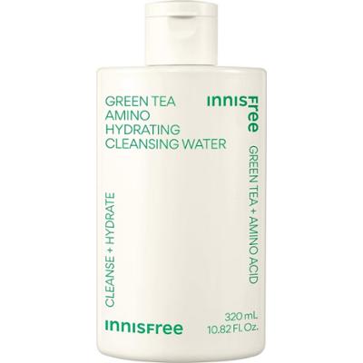 INNISFREE - Green Tea Amino Hydrating Cleansing Water, 320 ml - woda micelarna o niskim pH