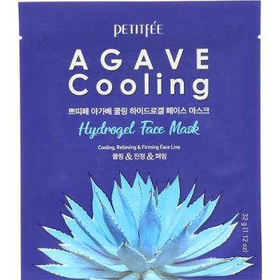 Petitfee - Agave Cooling Hydrogel Face Mask, 32g - hydrożelowa maska ​​do twarzy o działaniu chłodzącym