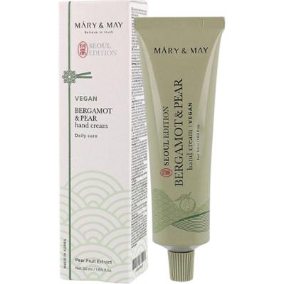 Mary&May - Seoul Edition Bergamot & Pear Hand Cream, 50 ml - krem do rąk z nutą cytrusów i zapachem gruszki