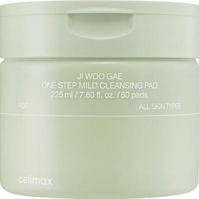 celimax - Ji Woo Gae One Step Mild Cleansing Pad, 60 szt - płatki do oczyszczania twarzy