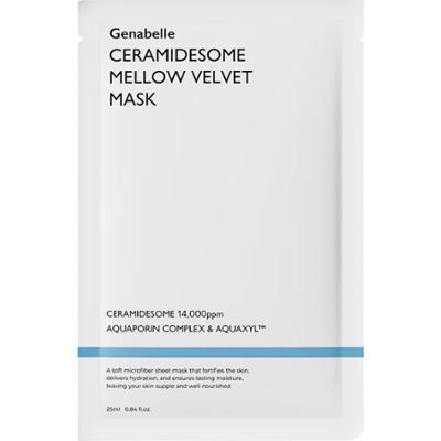 Genabelle - Ceramidesome Mellow Velvet Mask, 25 ml - nawilżająca maska do twarzy w płachcie