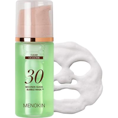 MENOKIN - 30 Seconds Quick Bubble Mask CLEAR, 95 ml - kojąca maska bąbelkowa do twarzy