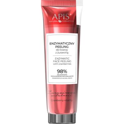 APIS - ŻURAWINOWA WITALNOŚĆ Enzymatyczny peeling do twarzy z żurawiną, 100 ml