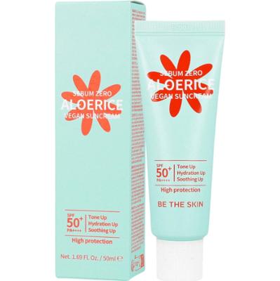 BE THE SKIN - Sebum Zero Aloerice Vegan Suncream SPF50+ PA++++, 50ml - krem z filtrem